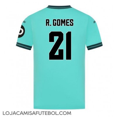 Camisa de Futebol Wolves Rodrigo Gomes #21 Equipamento Secundário 2025-26 Manga Curta Camisa de Futebol Wolves Rodrigo Gomes #21 Equipamento Secundário 2025-26 Manga Curta